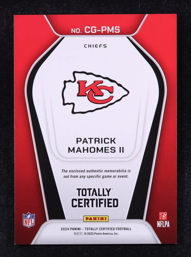 2024 Panini Totally Certified - Certified Gamers Patrick Mahomes II #CG-PMS