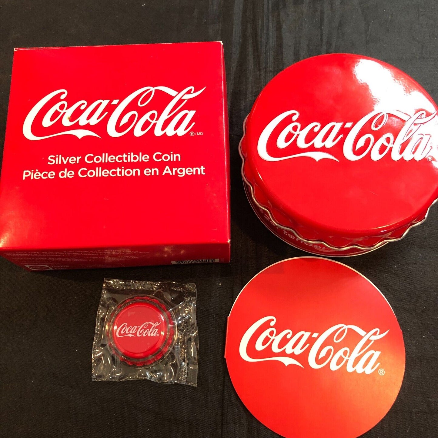 6-Gram Silver Bottle Caps-Coca-Cola