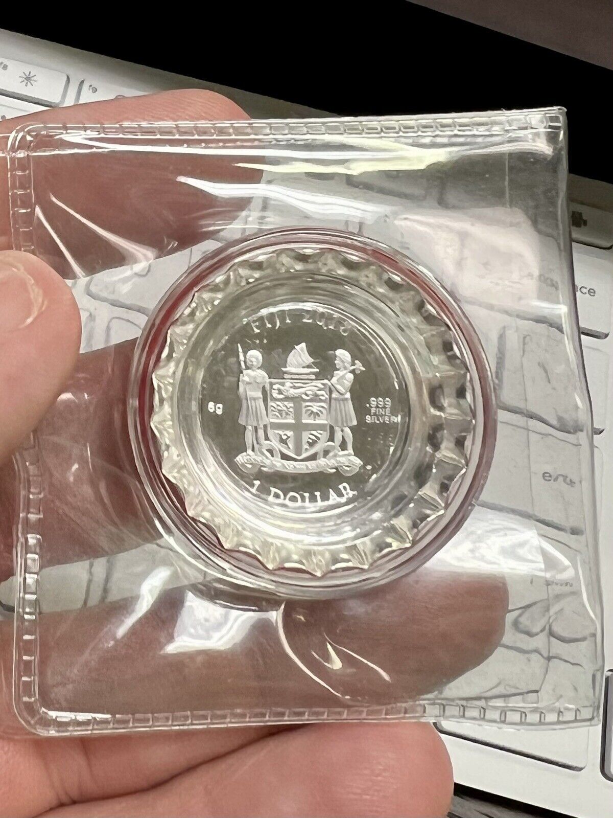 6-Gram Silver Bottle Caps-Coca-Cola