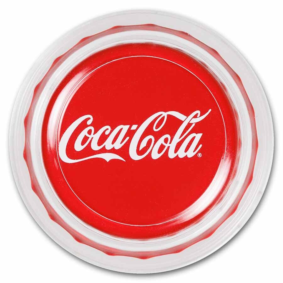 6-Gram Silver Bottle Caps-Coca-Cola - 2023