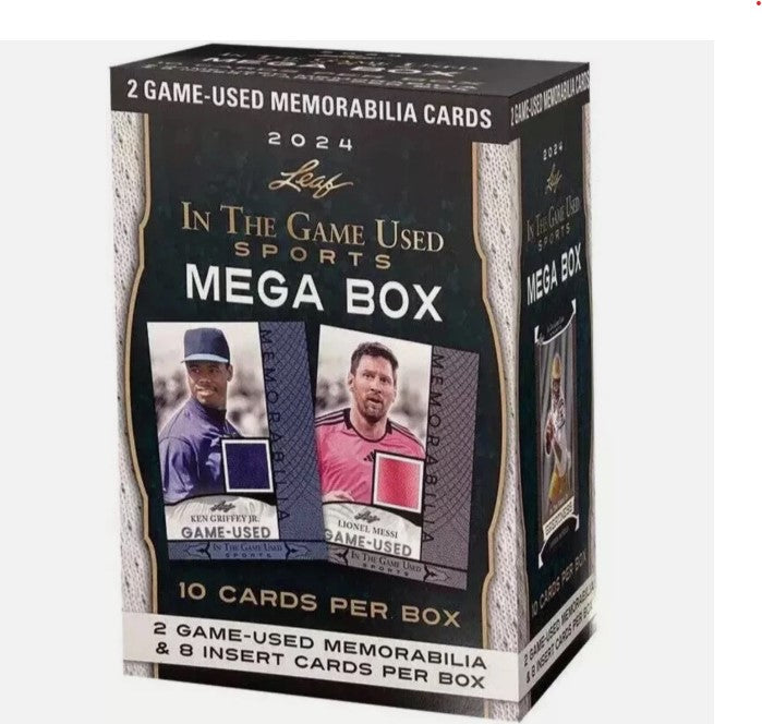 2024 Leaf ITG In The Game Used Sports Factory Sealed MEGA BOX Multisport 2 Hits