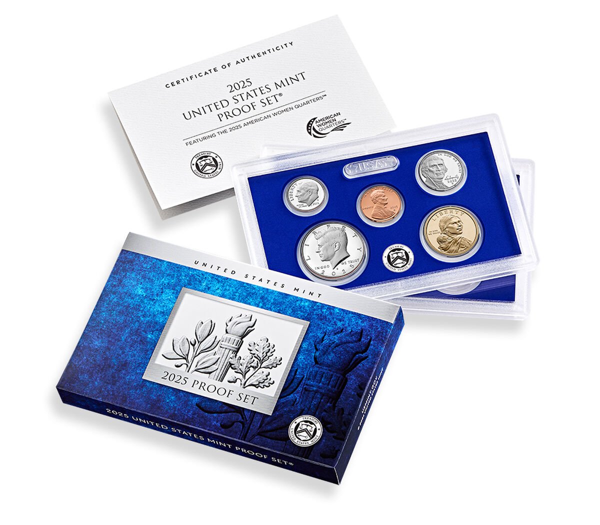 2025 S MINT PROOF SET-10 Proof Coins in Original Mint packaging w/COA