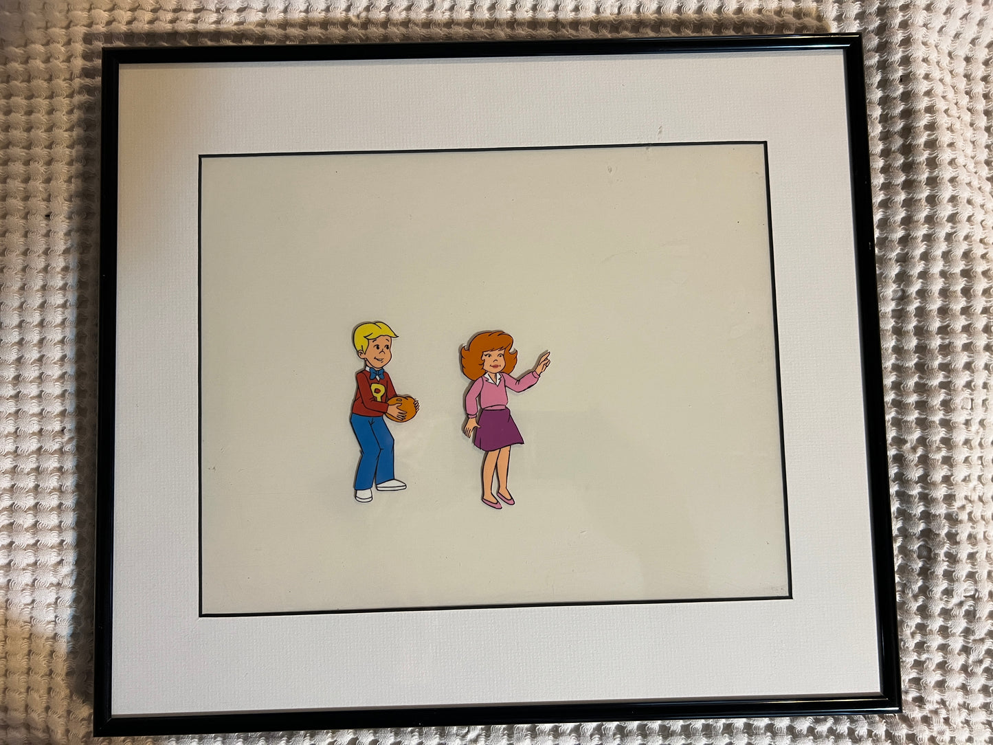 Original production cel featuring Richie from a Hanna-Barbera production of "Richie Rich" – 1980’s