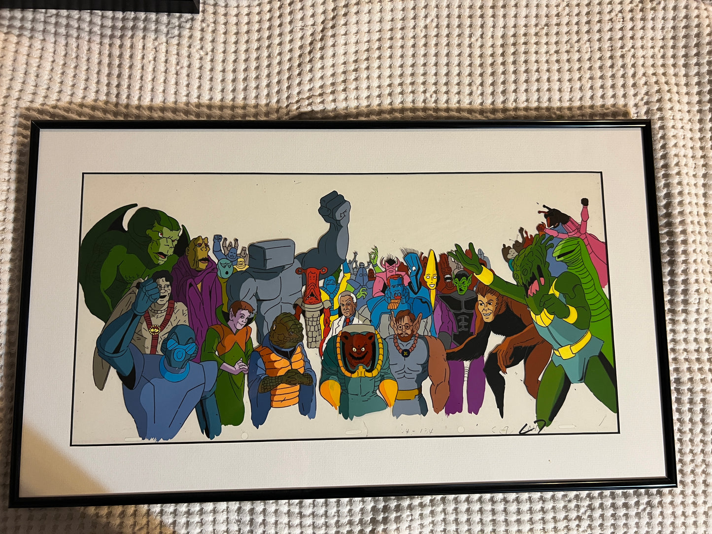 Hand-painted production pan cel from Marvel Studio's popular "Iron Man" TV Series