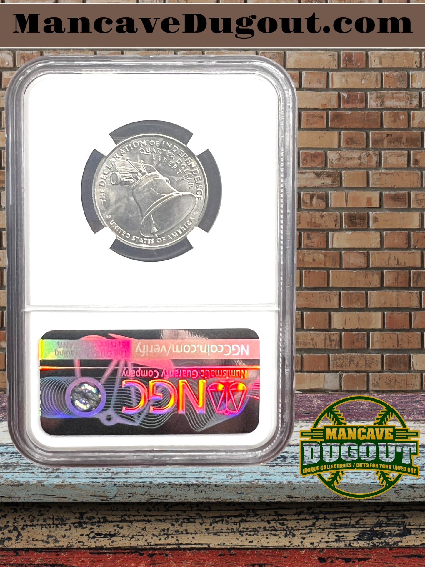 1776–2026 P Semiquincentennial Declaration of Independence Quarter – NGC MS66