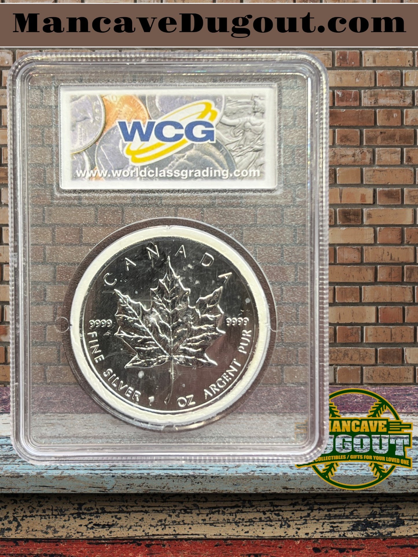 2006 Canada Maple Leaf - 1 oz Silver • $5 BU Coin WCG MS70 (Adjusted for Visible Blemishes)