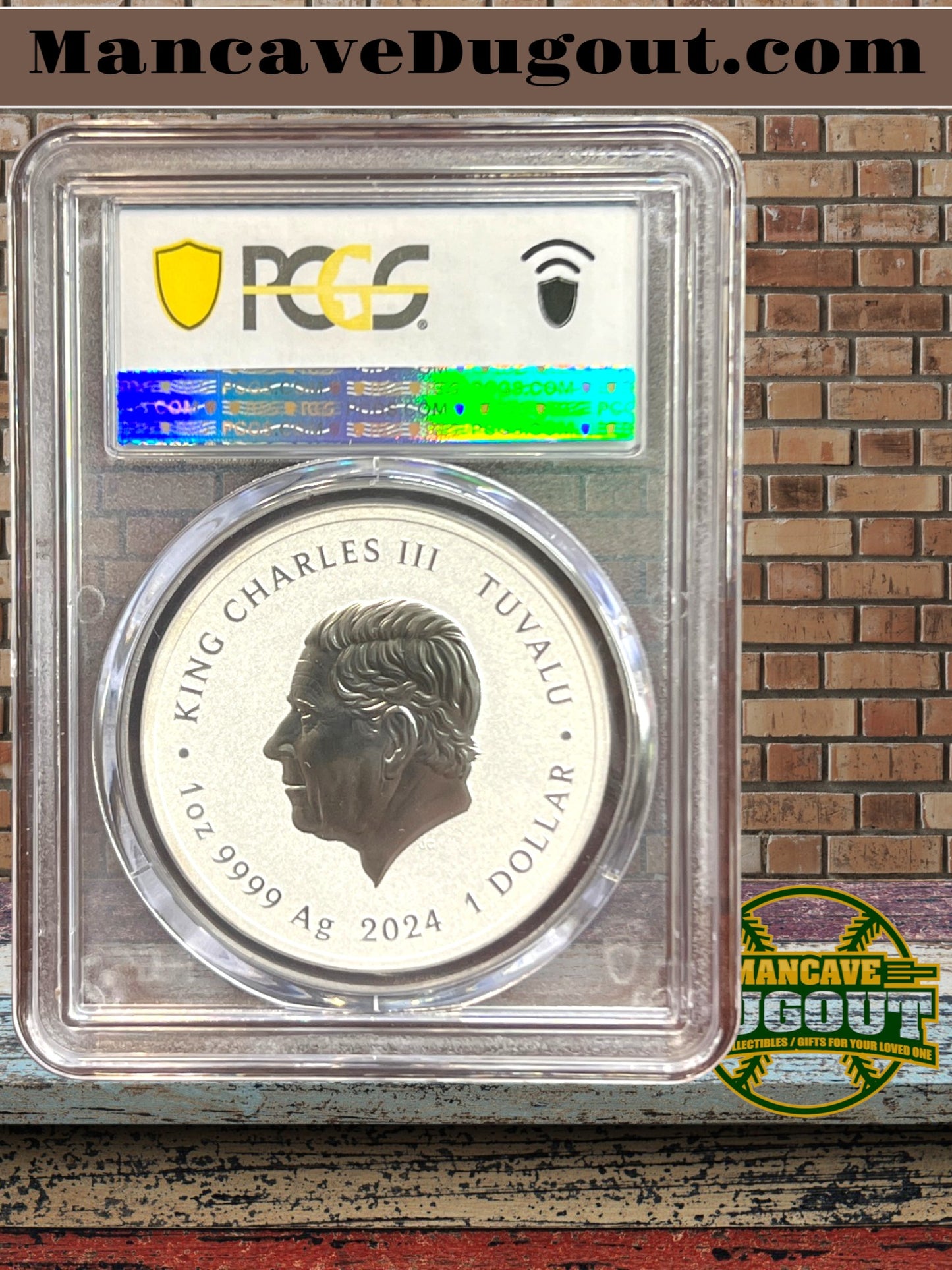 2024 Tuvalu SpongeBob SquarePants – 25th Anniversary - 1 oz .9999 Silver • $1 Coin • PCGS MS70