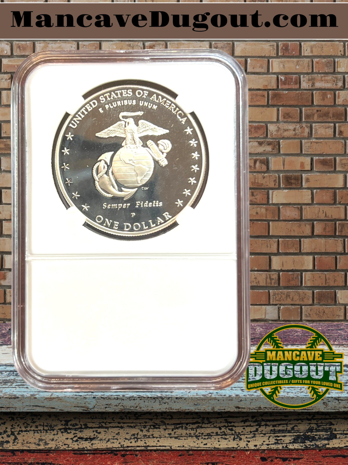 2005 P Marine Corps 230th Anniversary Silver Dollar – Proof