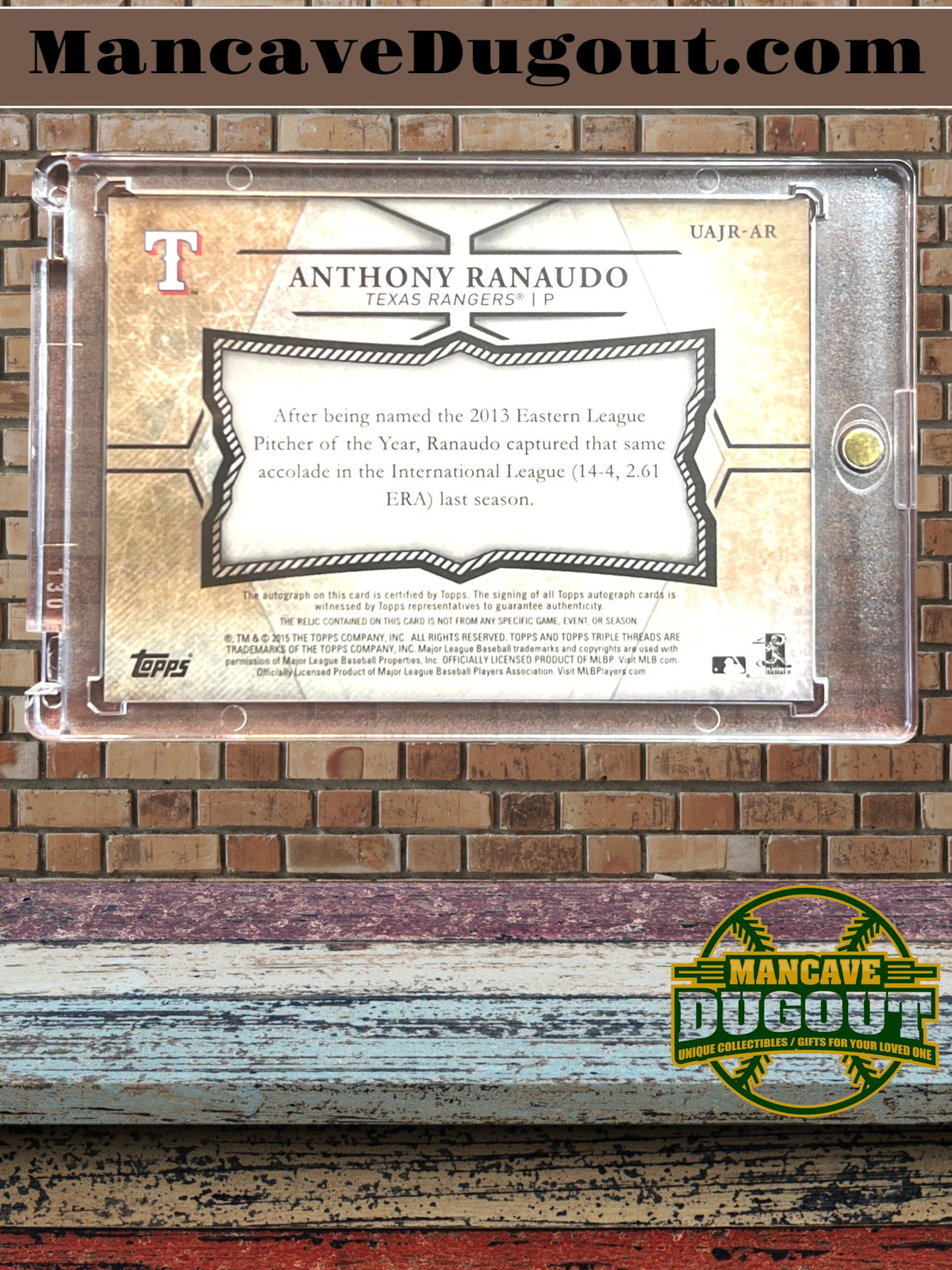2015 Topps Triple Threads Anthony Ranaudo RPA — 01/75 - Rookie Patch Autograph • First Print • #UAJR AR