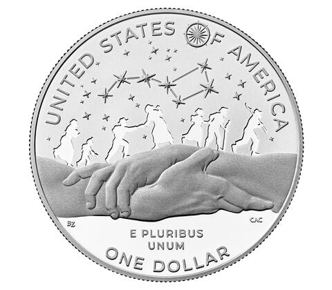 2024 Harriet Tubman 2024 Proof Silver Dollar