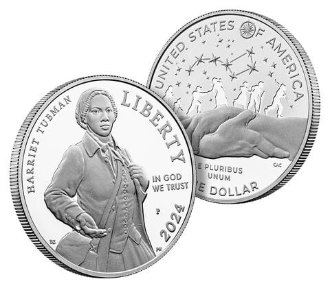 2024 Harriet Tubman 2024 Proof Silver Dollar