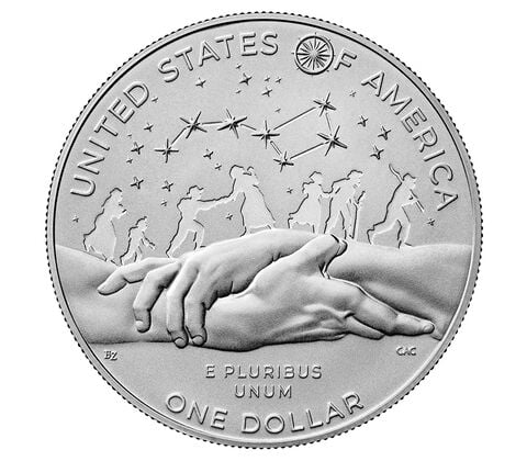 2024 Harriet Tubman 2024 Uncirculated Silver Dollar