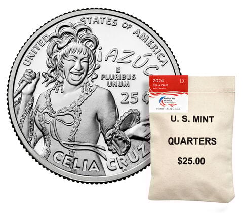 2024 - American Women Quarters - 100 Coin Bag - Celia Cruz - DENVER (D)