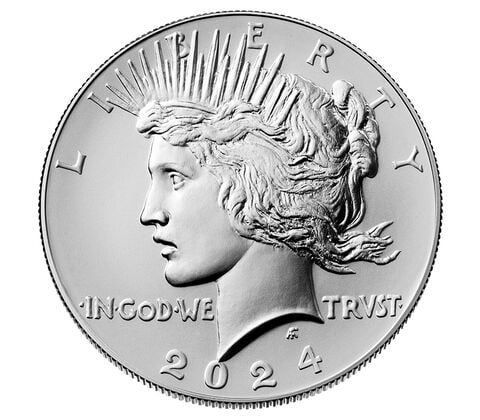 2024 - Peace Silver Dollar Uncirculated Coin PHILADELPHIA (P)