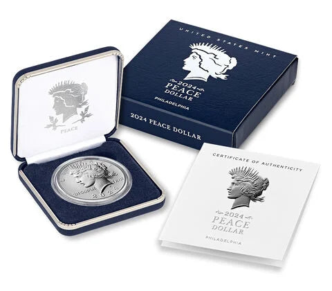 2024 - Peace Silver Dollar Uncirculated Coin PHILADELPHIA (P)