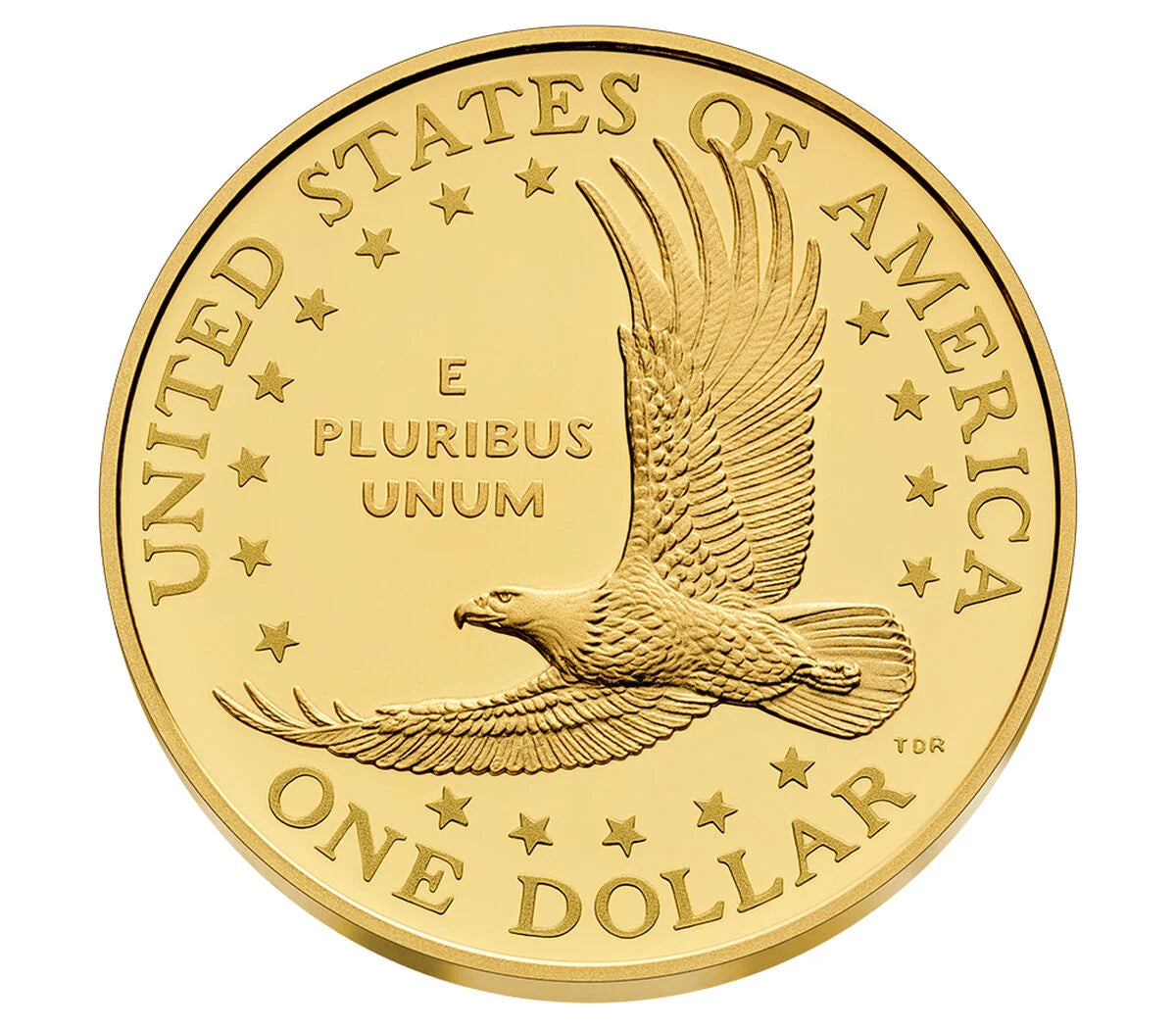 2025 - 25th Anniversary Sacagawea Golden Dollar 24K One Half-Ounce Gold Proof Coin