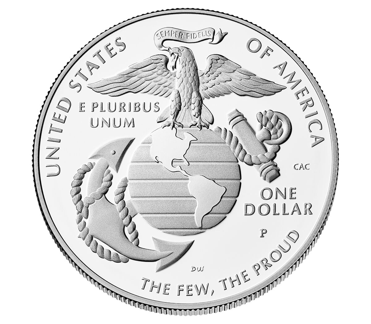 2025 U.S. Marine Corps 250th Anniversary Proof Silver Dollar