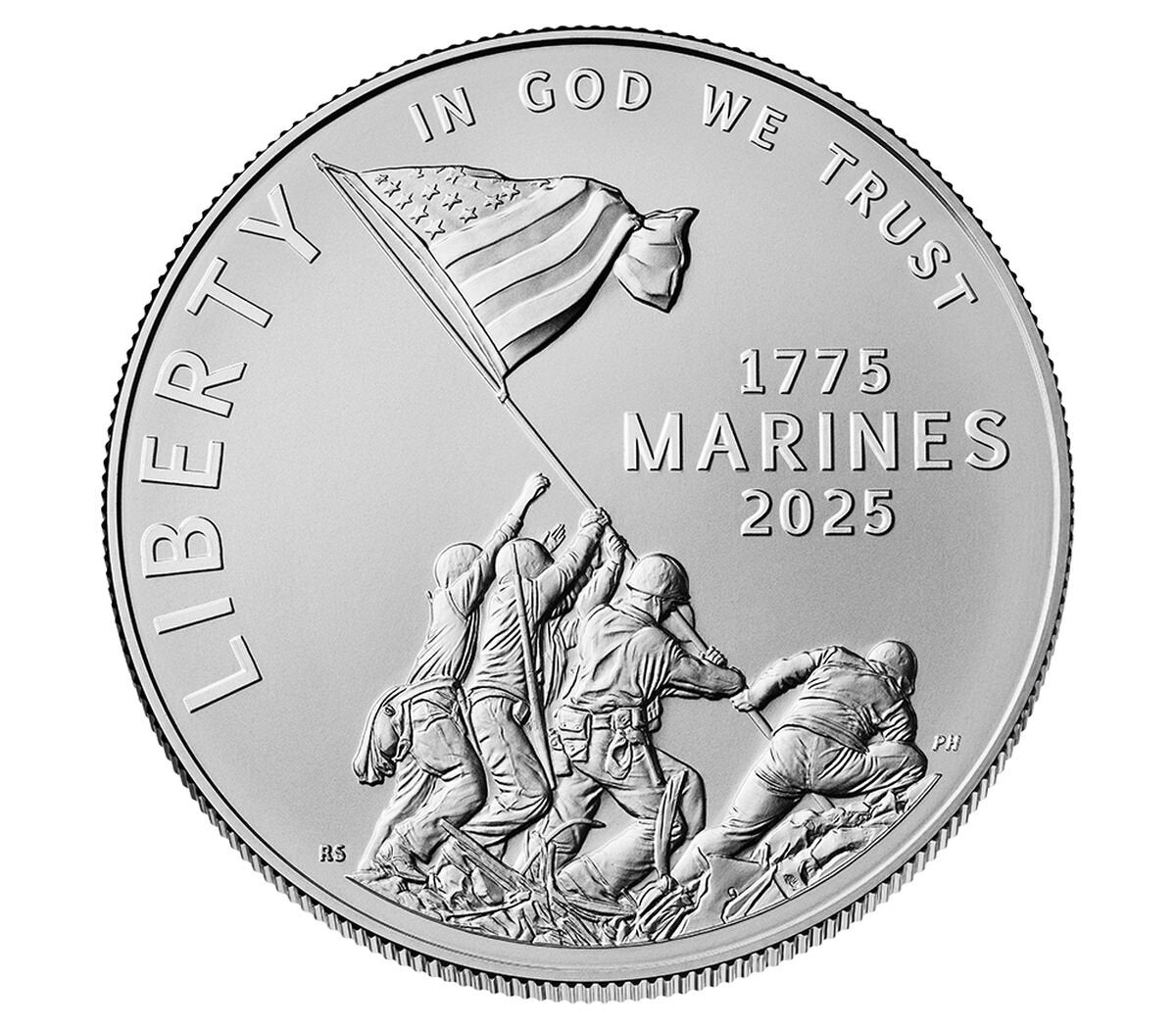 2025 U.S. Marine Corps 250th Anniversary Uncirculated Silver Dollar