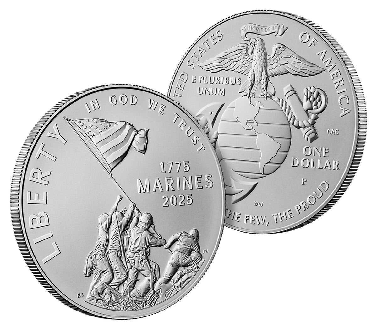 2025 U.S. Marine Corps 250th Anniversary Uncirculated Silver Dollar