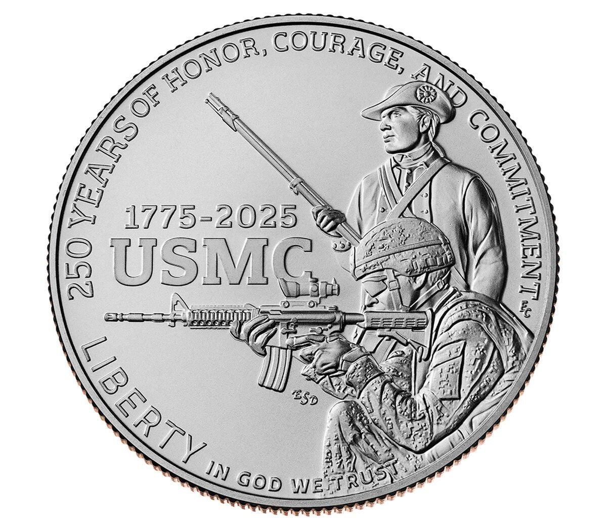 2025 U.S. Marine Corps 250th Anniversary Uncirculated Half Dollar