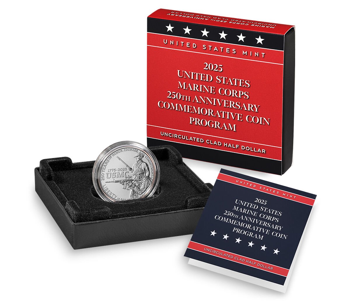 2025 U.S. Marine Corps 250th Anniversary Uncirculated Half Dollar