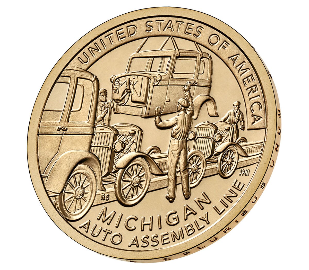 2025 American Innovation $1 Coin US Mint $25 Roll – Michigan – P