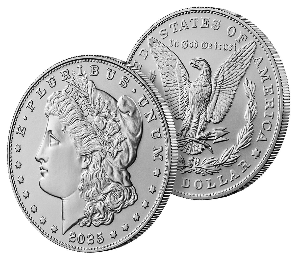 2025 Morgan Silver Dollar Uncirculated Coin – With OGP