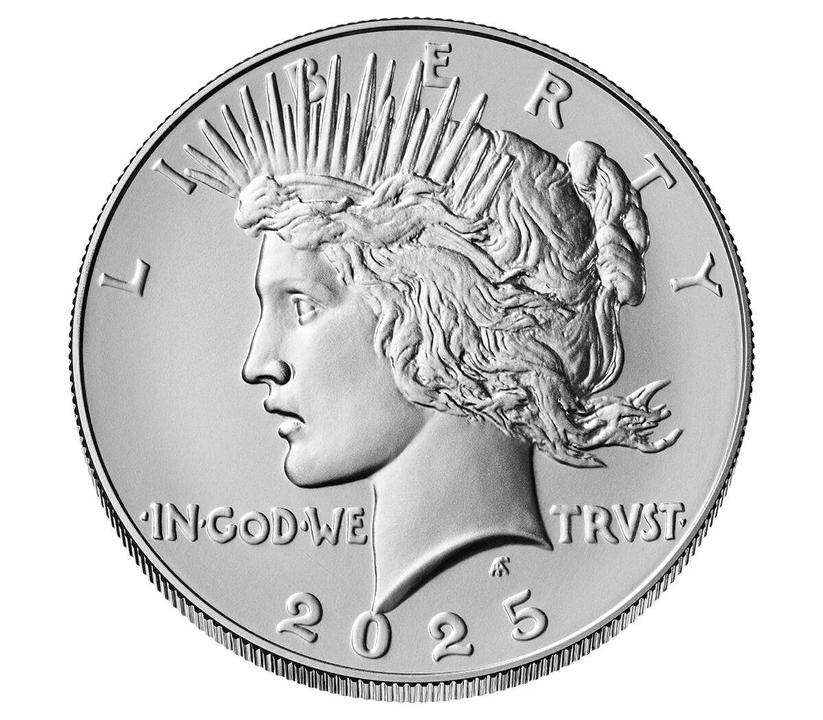 2025 Peace Silver Dollar Uncirculated Coin – With OGP