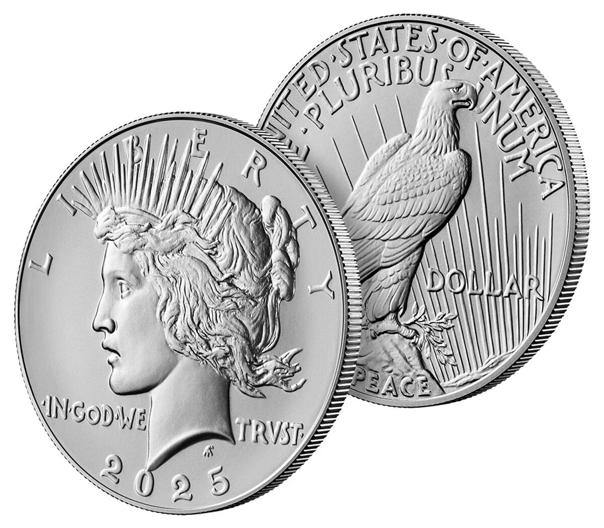 2025 Peace Silver Dollar Uncirculated Coin – With OGP
