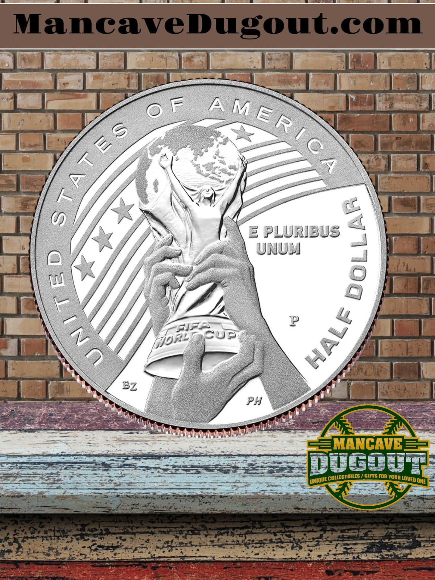 FIFA World Cup 2026™ Proof Half Dollar (Philadelphia Mint) - Official U.S. Mint Commemorative Issue