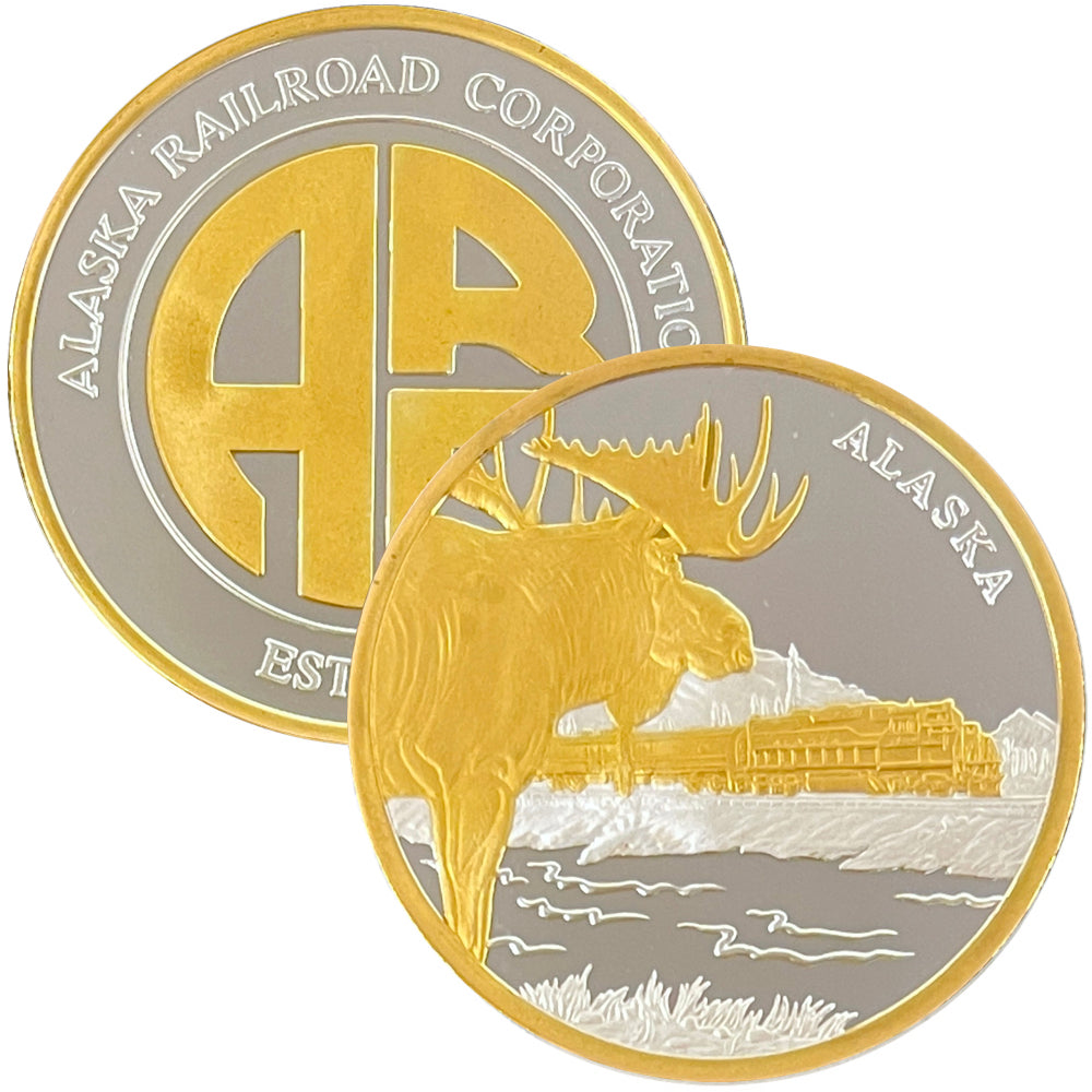 Alaska's State Medallion – The Railroad (Undated)