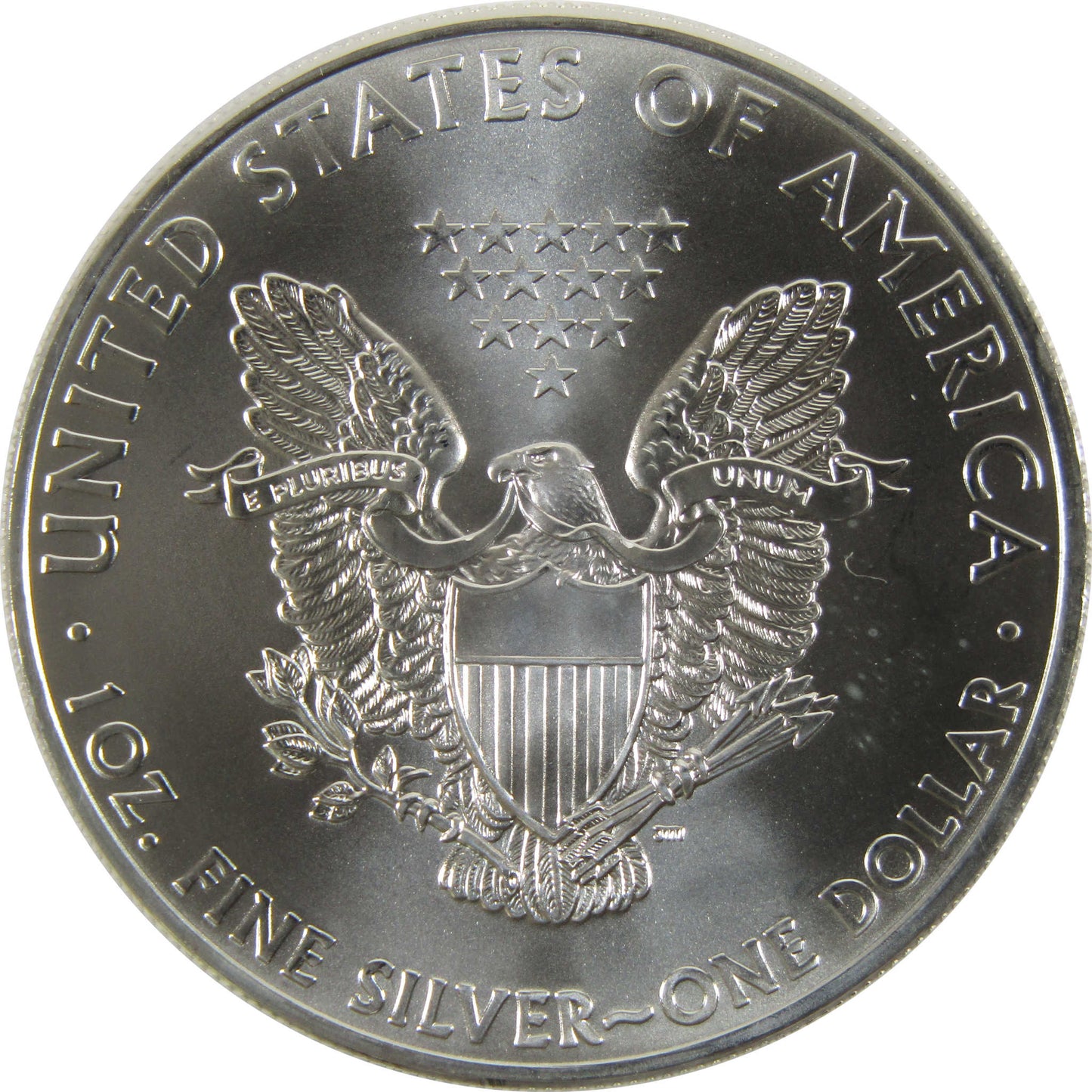 2012 UNCIRCULATED AMERICAN SILVER EAGLE, 1oz 0.999 FINE SILVER