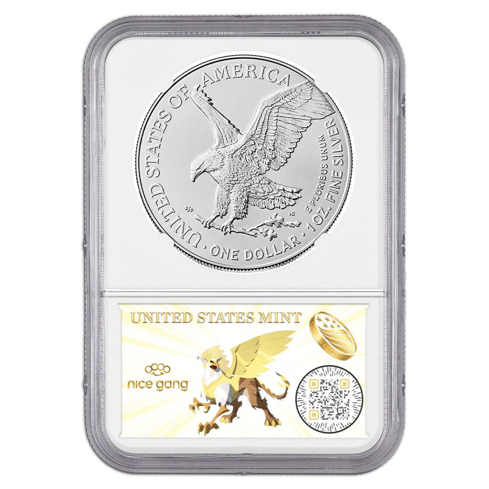 2025 (P) $1 American Silver Eagle First Eagle Privy Releases One of First 50,000 GEM BU