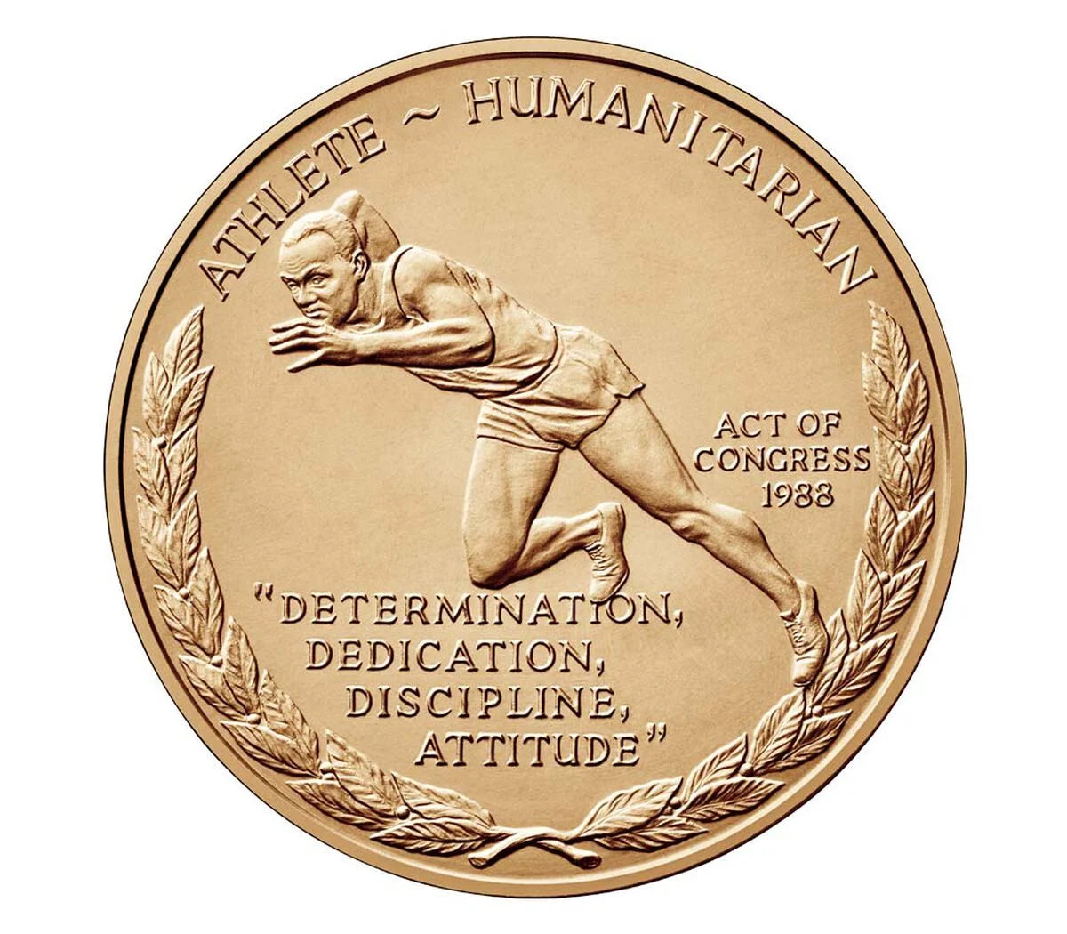 Jesse Owens Bronze Medal 1.5 Inch - Philadelphia (P)