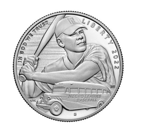 2022 - Negro Leagues Baseball Proof Half Dollar