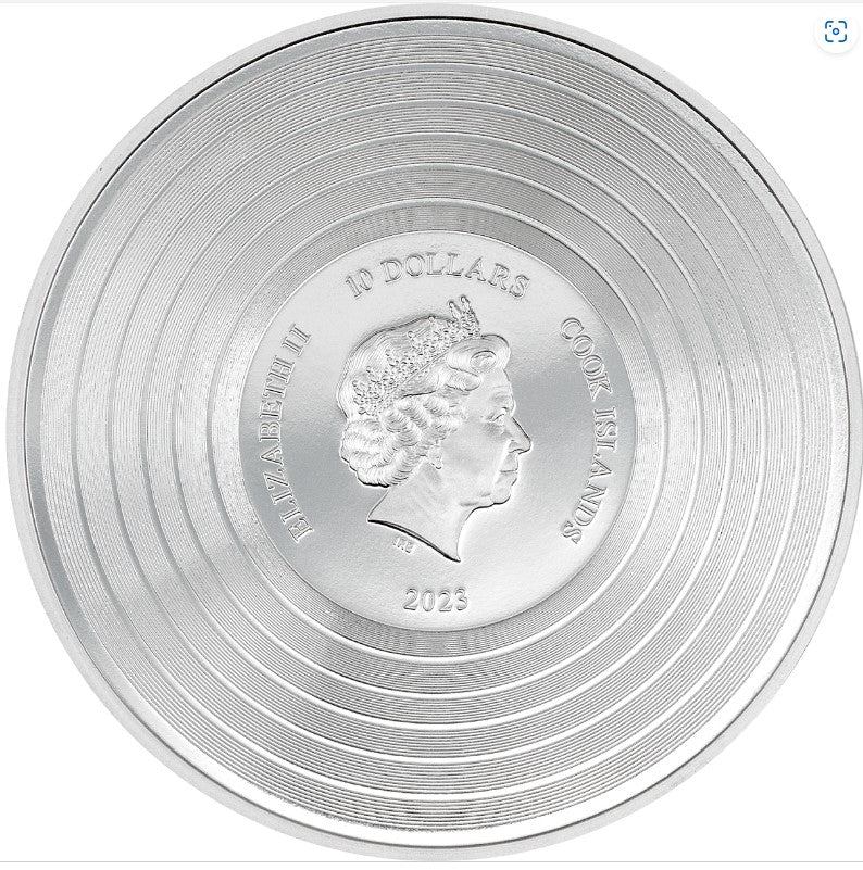 2023 Cook Islands Iron Maiden Piece of Mind 2oz Silver Proof Coin Mintage 999