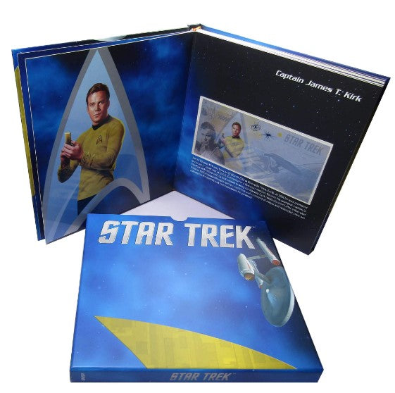 2018 - Niue 1 dollar 2018 Star Trek Coin Note 7-coin note collection™ - 5 gr silver foil with album