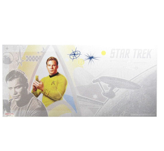 2018 - Niue 1 dollar 2018 Star Trek Coin Note 7-coin note collection™ - 5 gr silver foil with album