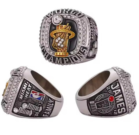 2012 – Miami Heat Championship Ring – LeBron James – REPLICA