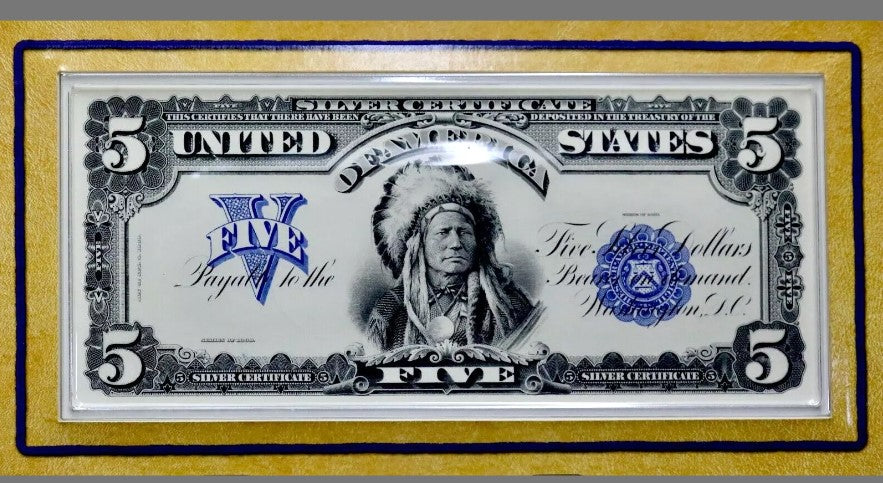 2001 American Buffalo Coin & Currency Set - American Buffalo Silver Dollar