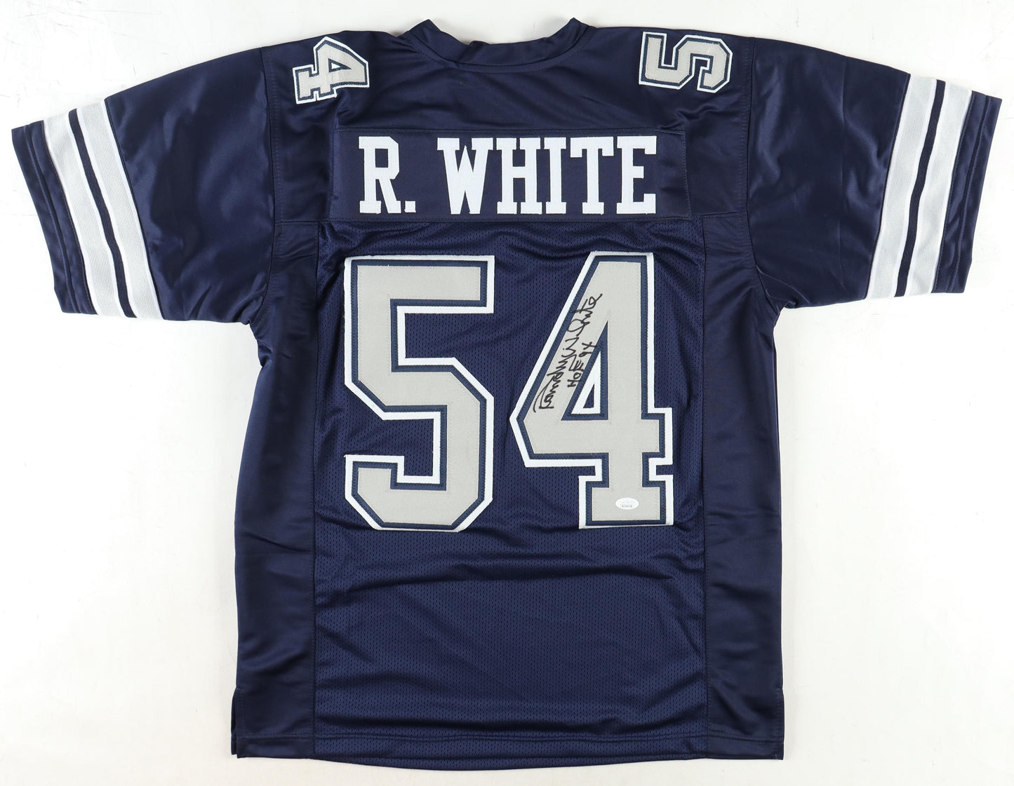 Randy White Signed Jersey Inscribed "HOF 94" (JSA) - Dallas Cowboys-CB Blue