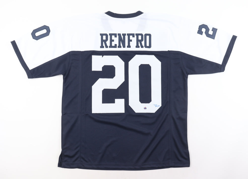 Mel Renfro Signed Jersey (Gameday) - Dallas Cowboys - Blue