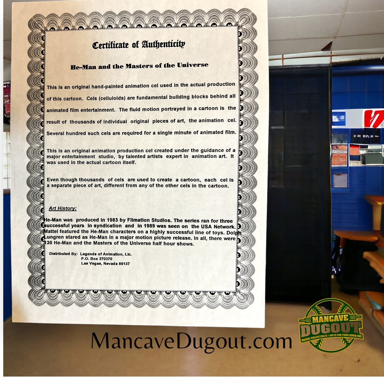 He-Man and the Masters of the Universe Production Cel