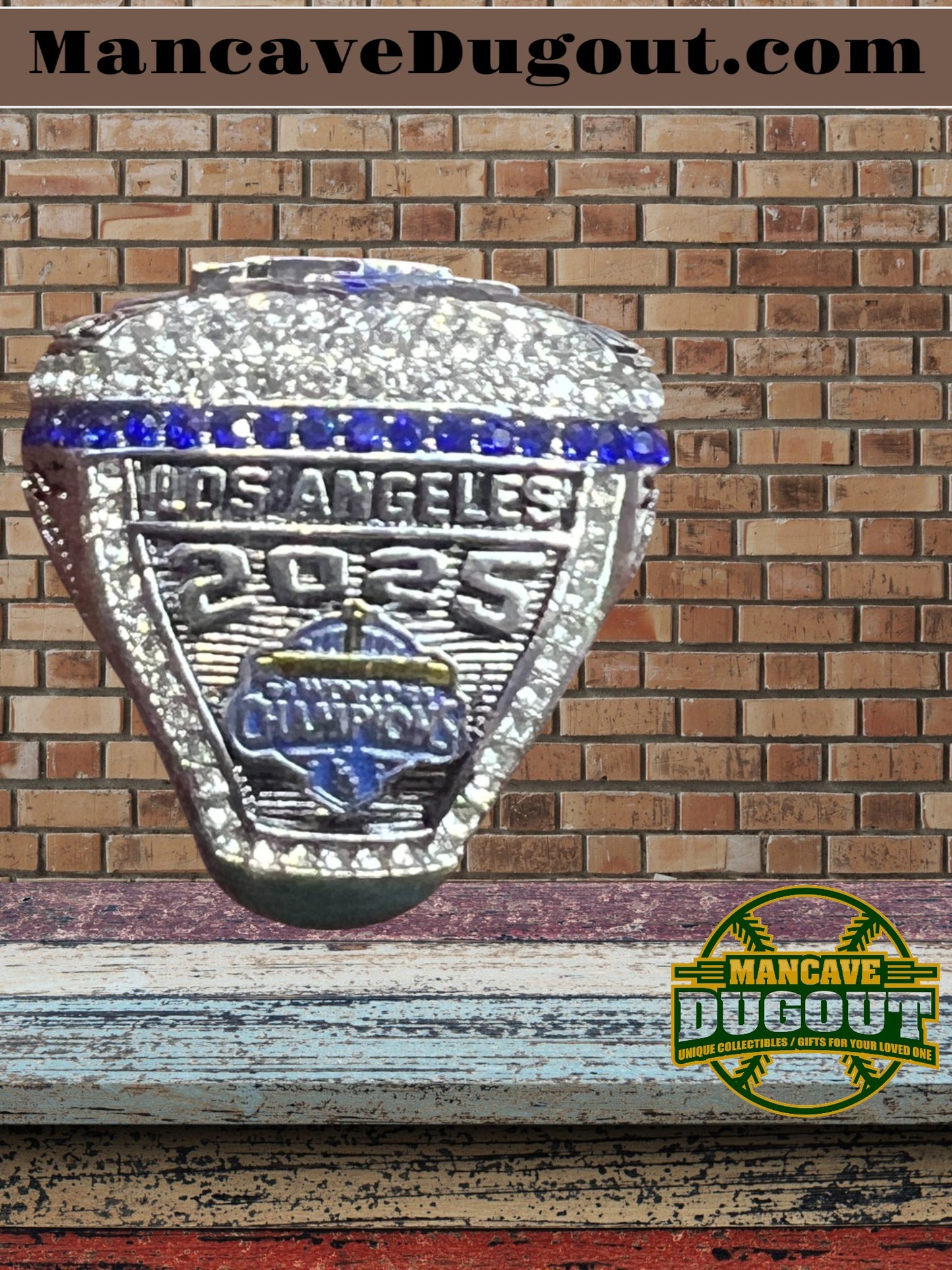 2025 LA Dodgers World Series Championship Souvenir Ring – Size 11