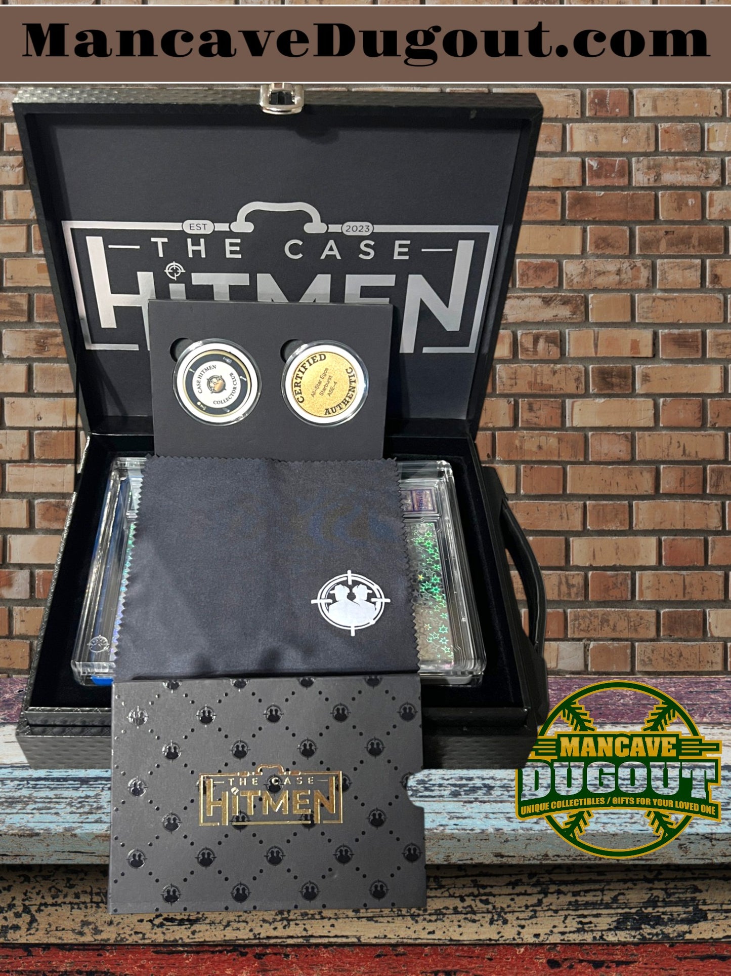 All Star Egos – Starburst – 2026 The Case Hitmen 11 - Custom Card Art – Set of (2) Cards + Premium Display Case