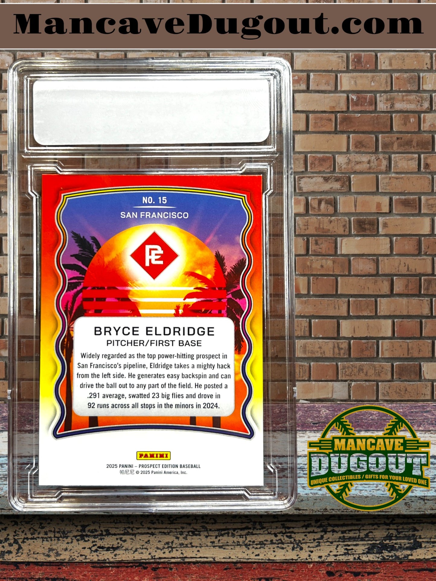 2024 Panini Prospect Edition - Bryce Eldridge — Prepping For The Pros #15 High Ceiling Two Way Prospect