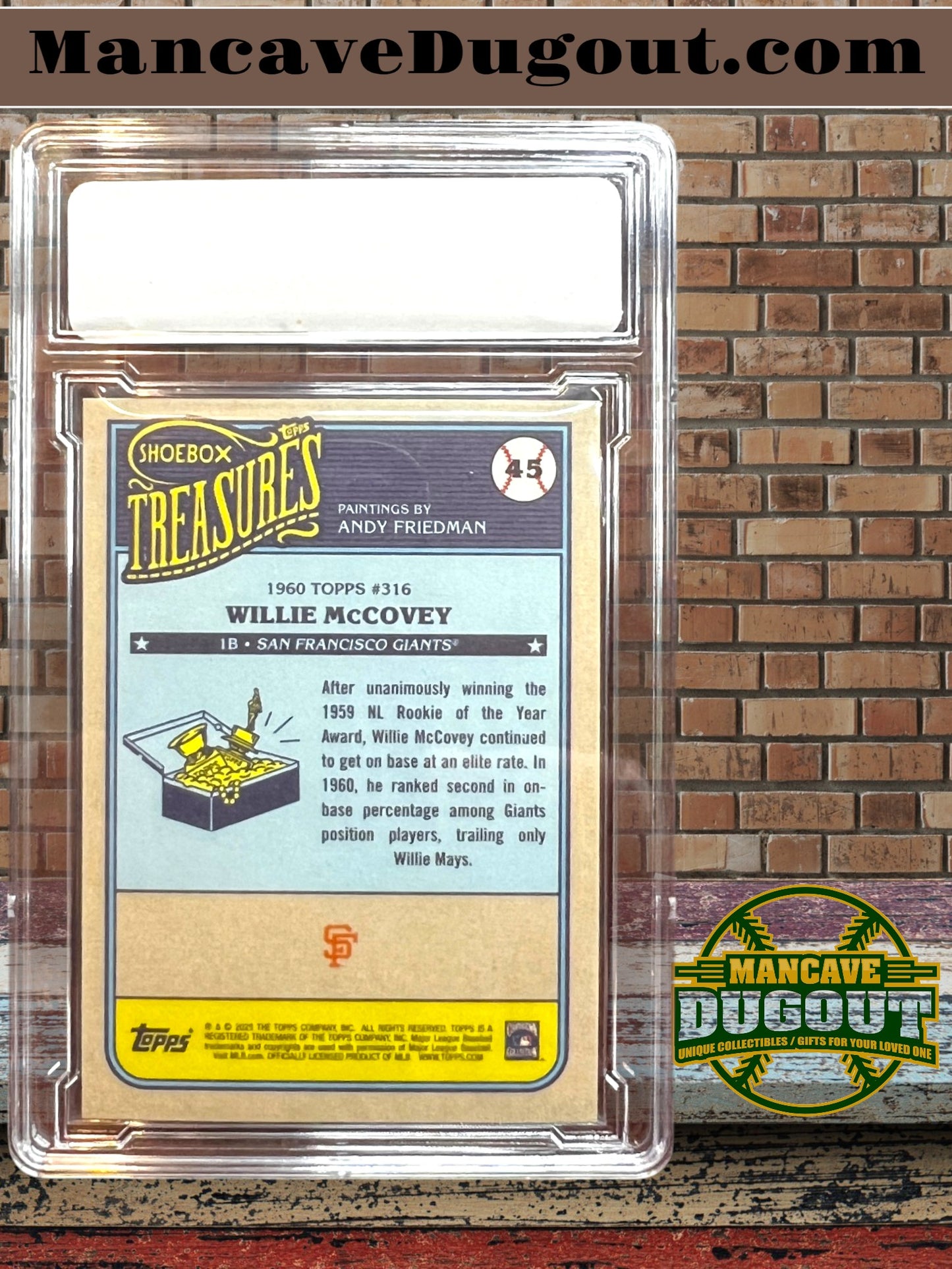 2025 Topps Shoebox Treasures - 1960 Topps Willie McCovey #45