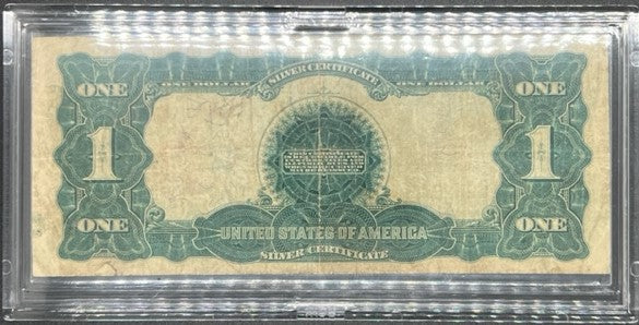 SERIES 1899 ONE DOLLAR SILVER CERTIFICATE LARGE NOTE -9728M