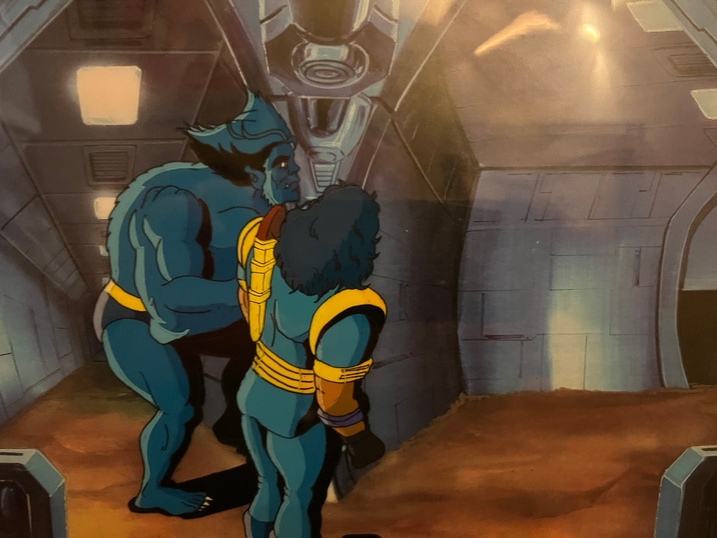 X-Men Beast original hand painted production cel