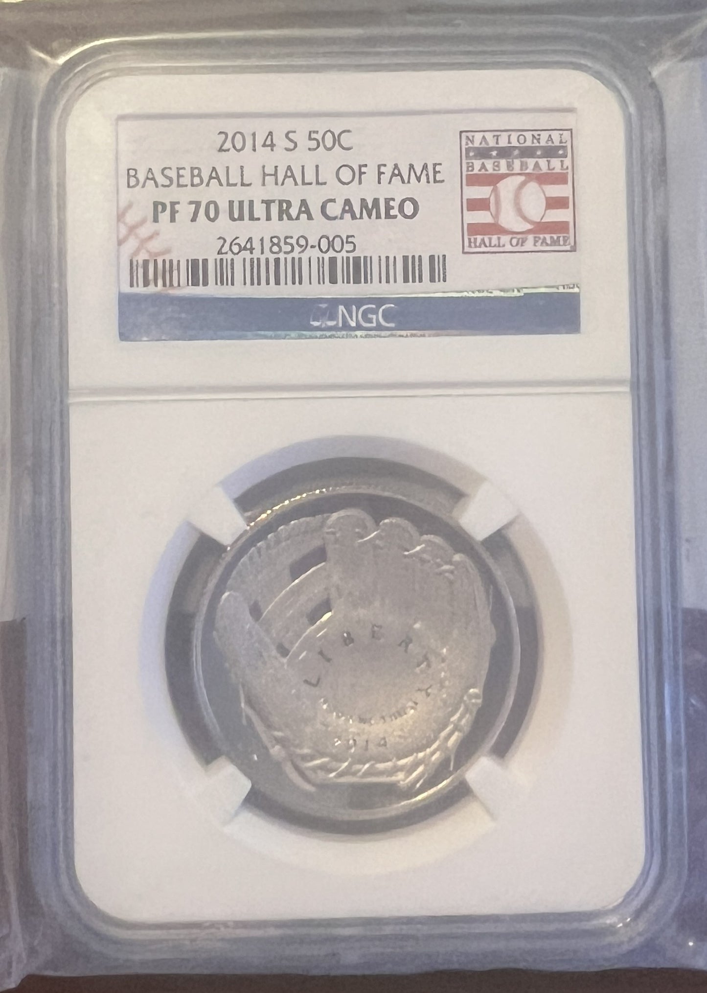 2014 Baseball Hall of Fame Half Dollar – PF 70 - Ultra Cameo